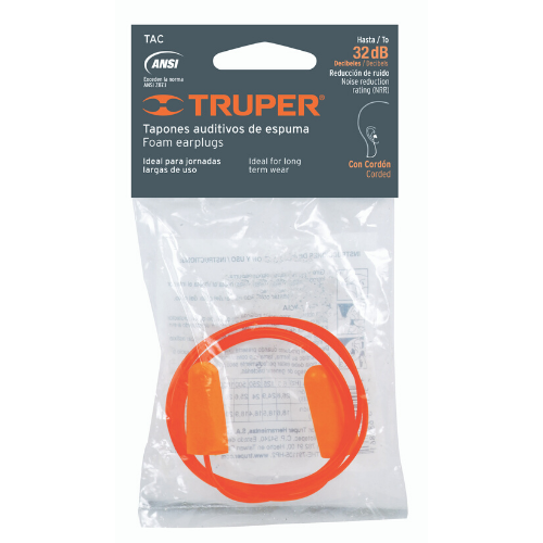 TRUPER-14223-ปลั๊กอุดหู-พร้อมสายคล้อง-TAC-กล่อง-12-ชิ้น